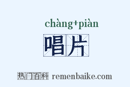 唱片是什么意思的图片